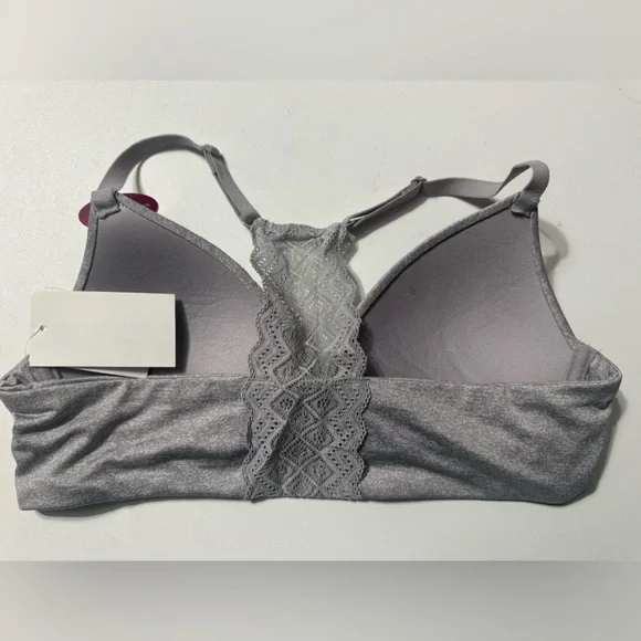 NWT Maidenform 34A Girl Contour Bra lace adjustable Racerback wireless sports - Picture 5 of 6